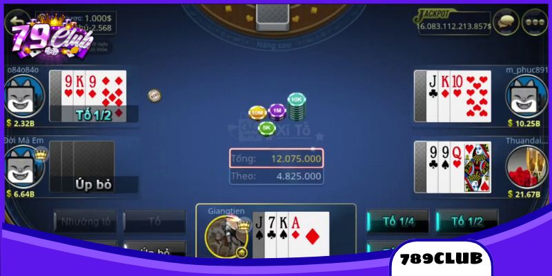 Cách Chơi Xì Tố - Chơi Thả Ga, Thắng Lớn Cực Đã Tại 79Club - GA99