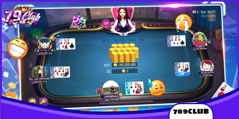 Cách Chơi Xì Tố - Chơi Thả Ga, Thắng Lớn Cực Đã Tại 79Club - GA99
